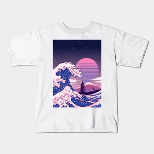 Kanagawa wave Kids T-Shirt